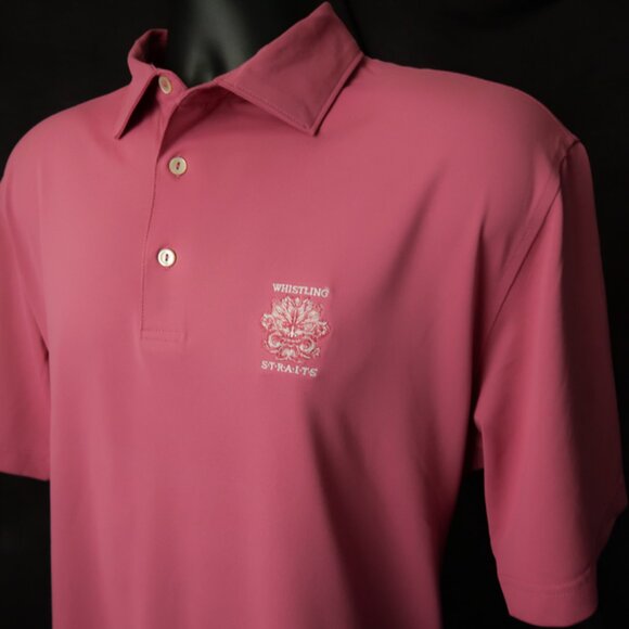 Whistling Straits Peter Millar Summer Comfort Mauve Polo (L) ⛳️ - Picture 6 of 8